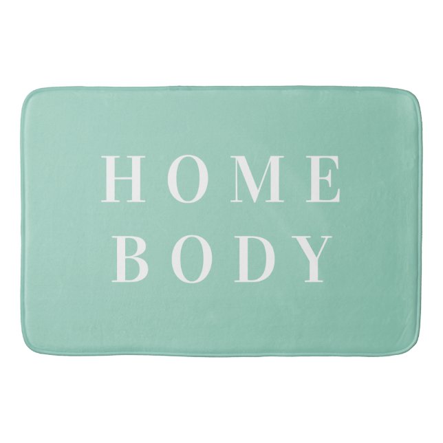 Teal Homebody Bath Mat Home Body Life (Front)