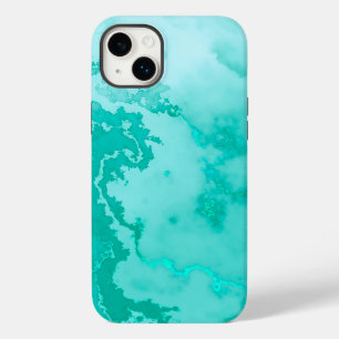 Teal Ink Spilled Photo Case-Mate iPhone 14 Plus Case