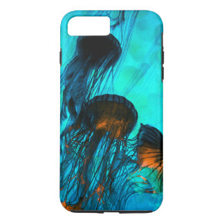 Teal Jelly Fish iPhone 8 Plus/7 Plus Case