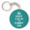 Teal Keep Calm and Carry On