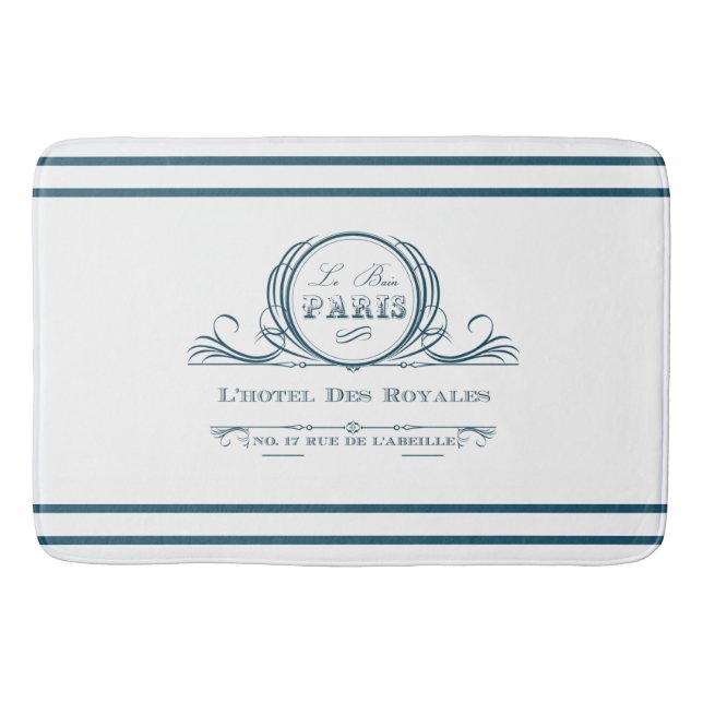 Teal L ‘hotel Des Royales Bath Mat (Front)