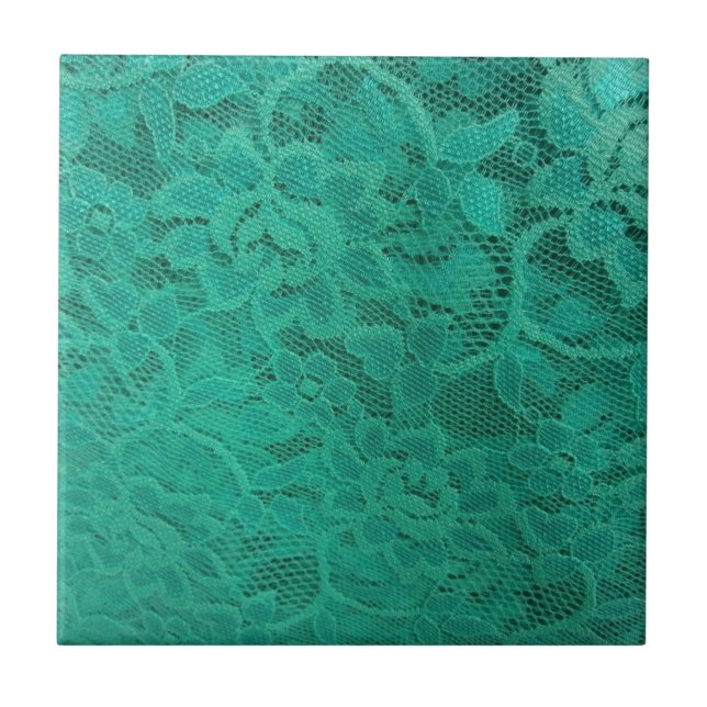 Teal Lace Tile (Front)