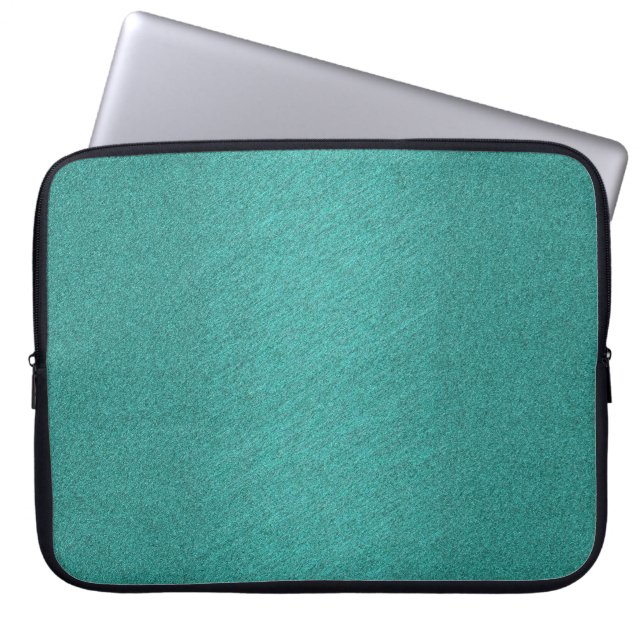Teal Laptop Sleeve (Front)