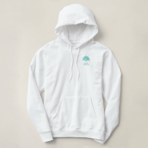 Teal Las Vegas Showgirl Bachelorette Bridesmaid Hoodie