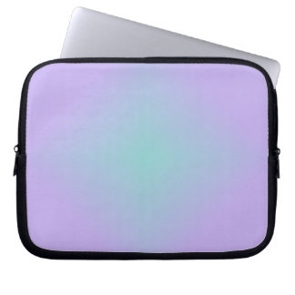 Teal Lavender Glow Laptop Sleeve