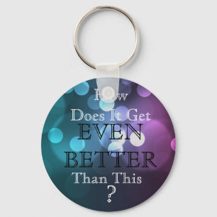 Teal & Lavender HDIGEBBT? Keychain
