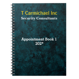 Teal Leather Effect Notebook