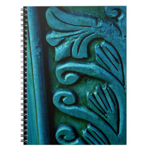 Teal Leaves Notebook