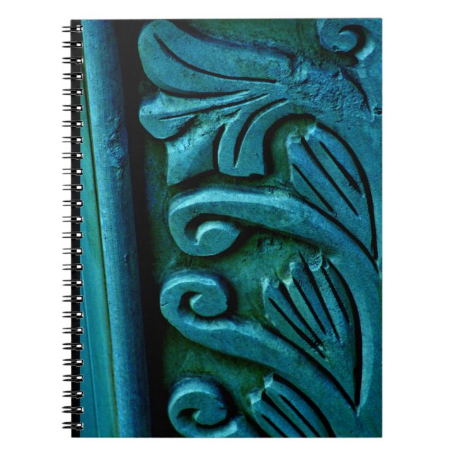 Teal Leaves Notebook (Front)