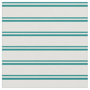 Teal & Light Yellow Coloured Striped Pattern Fabric