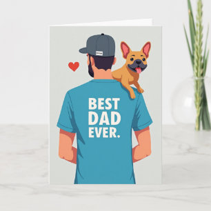 Teal Loving Fathers Day Card