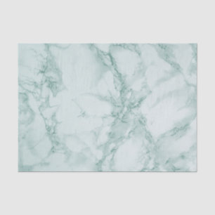 Teal Marble Design Tissue Paper