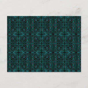 Teal Maze by Mark Edward Westerfield Postcard
