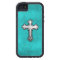Teal Metal Cross