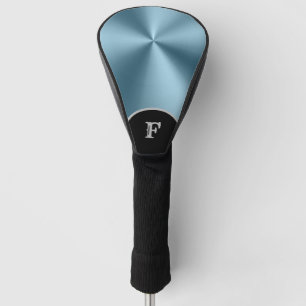 Teal Metallic Monogram Golf Head Cover