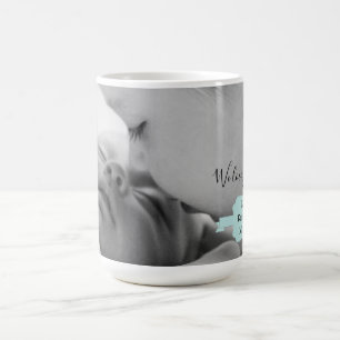 Teal Minimalist Photo Mother's Day Coffee Mug