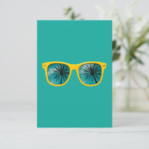 Teal Minimalist Wallpaper Calm Cool Design Enclosure Card