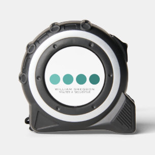 Teal Ombre Circles, Painter & Decorator 1