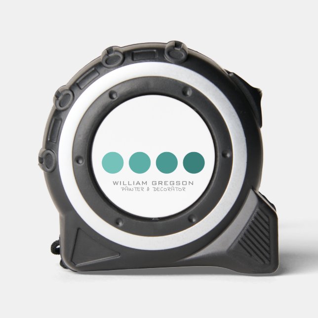Teal Ombre Circles, Painter & Decorator 1 (Front)