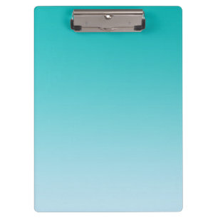 “Teal Ombre” Clipboard