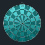 Teal Ombre Dartboard<br><div class="desc">Teal Ombre Dart Board</div>