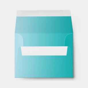 Teal Ombre Envelopes