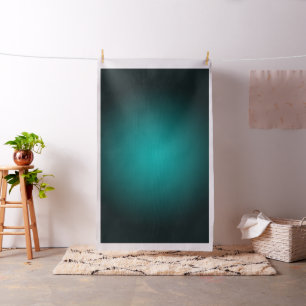 Teal Ombre Green Gradient Modern Minimalist Fabric