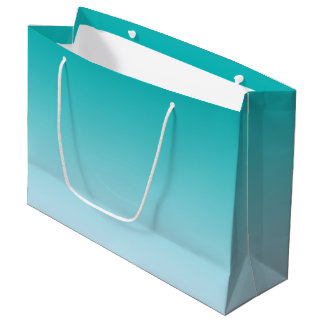Teal Ombre Large Gift Bag