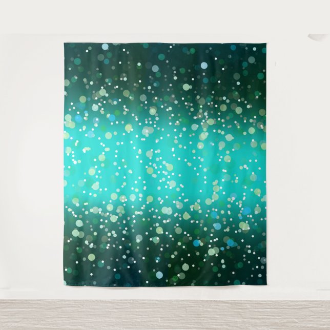 Teal Pattern Tapestry (Front)