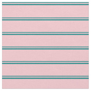Teal & Pink Coloured Lines Fabric