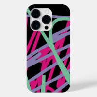 Teal Pink Purple 80s Festive Pattern Multicolor