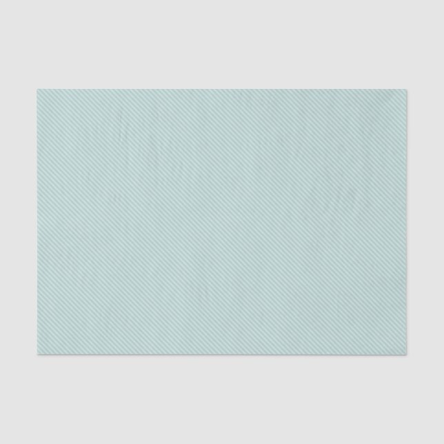 Teal Pinstripe Tissue Paper (Front)