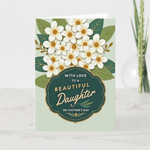 Teal Plaque Mothers Day Card