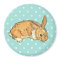Teal Polka Dot bunny