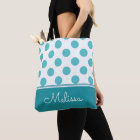 Teal Polka Dots | Personalised