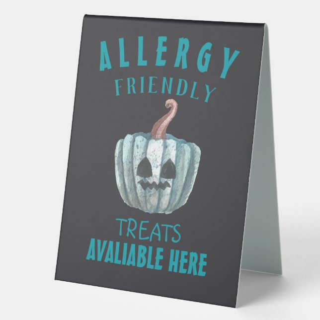 Teal Pumpkin Halloween Allergy Friendly Treats (Front)