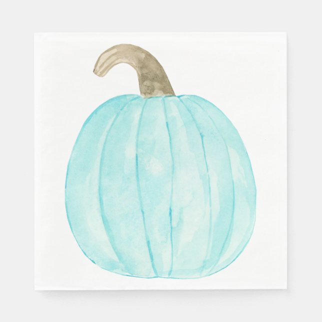 Teal Pumpkin Paper Napkins (Front)