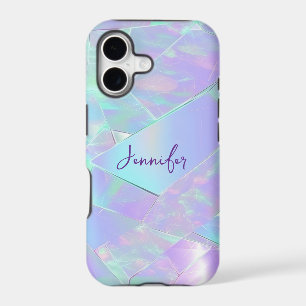 Teal & Purple Iridescent Design, Script Name