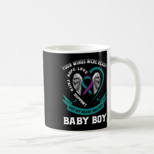 Teal Purple Ribbon Suicide Awareness Prevention So Coffee Mug