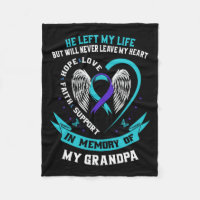 Teal Purple Suicide Awareness Shirt Grandpa Preven