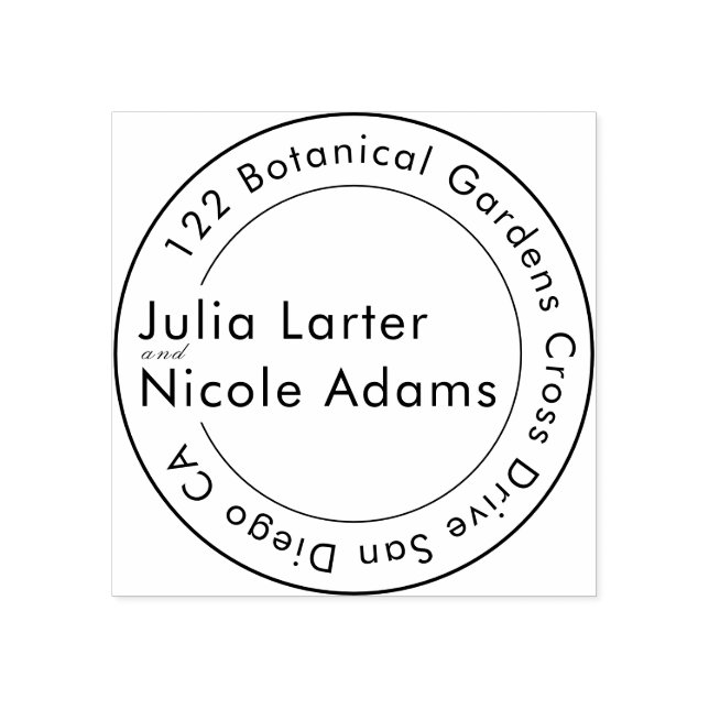 Teal Purple Yellow Spring Meadow Flowers Wedding Rubber Stamp (Imprint)