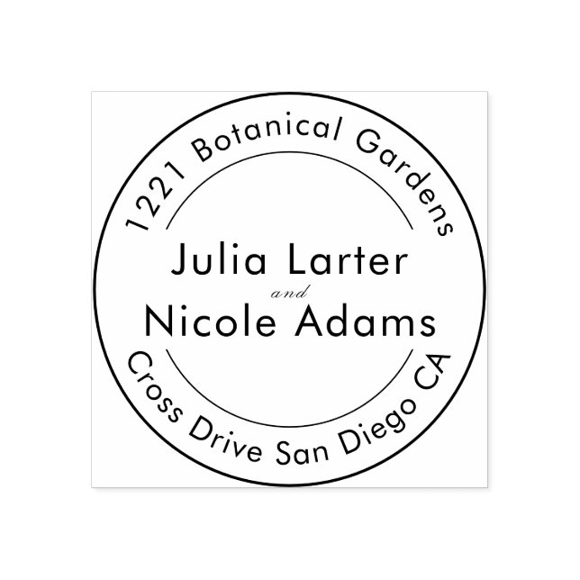 Teal Purple Yellow Spring Meadow Flowers Wedding Rubber Stamp (Imprint)