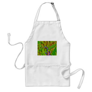 Teal Rainbow Dragonfly Standard Apron