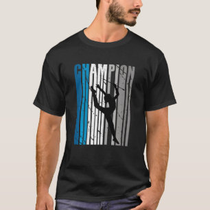 Teal Rhythmic Gymnastics Champion Birthday Coach T-Shirt