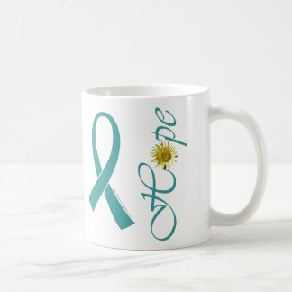 Teal Ribbon Hope Mug