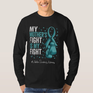 Teal Ribbon Mother Addiction Recovery Awareness T-Shirt