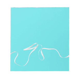 Teal & Ribbon Notepad