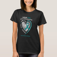 Teal Ribbon Ovarian Cancer Awareness Gifts Grandda