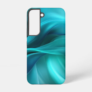 Teal Satin Samsung Galaxy Case