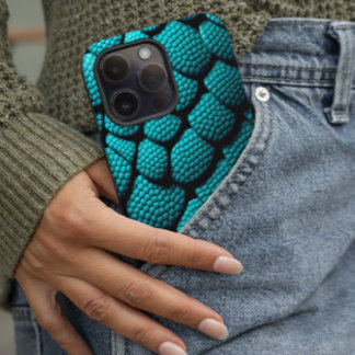 Teal Scales iPhone / iPad case